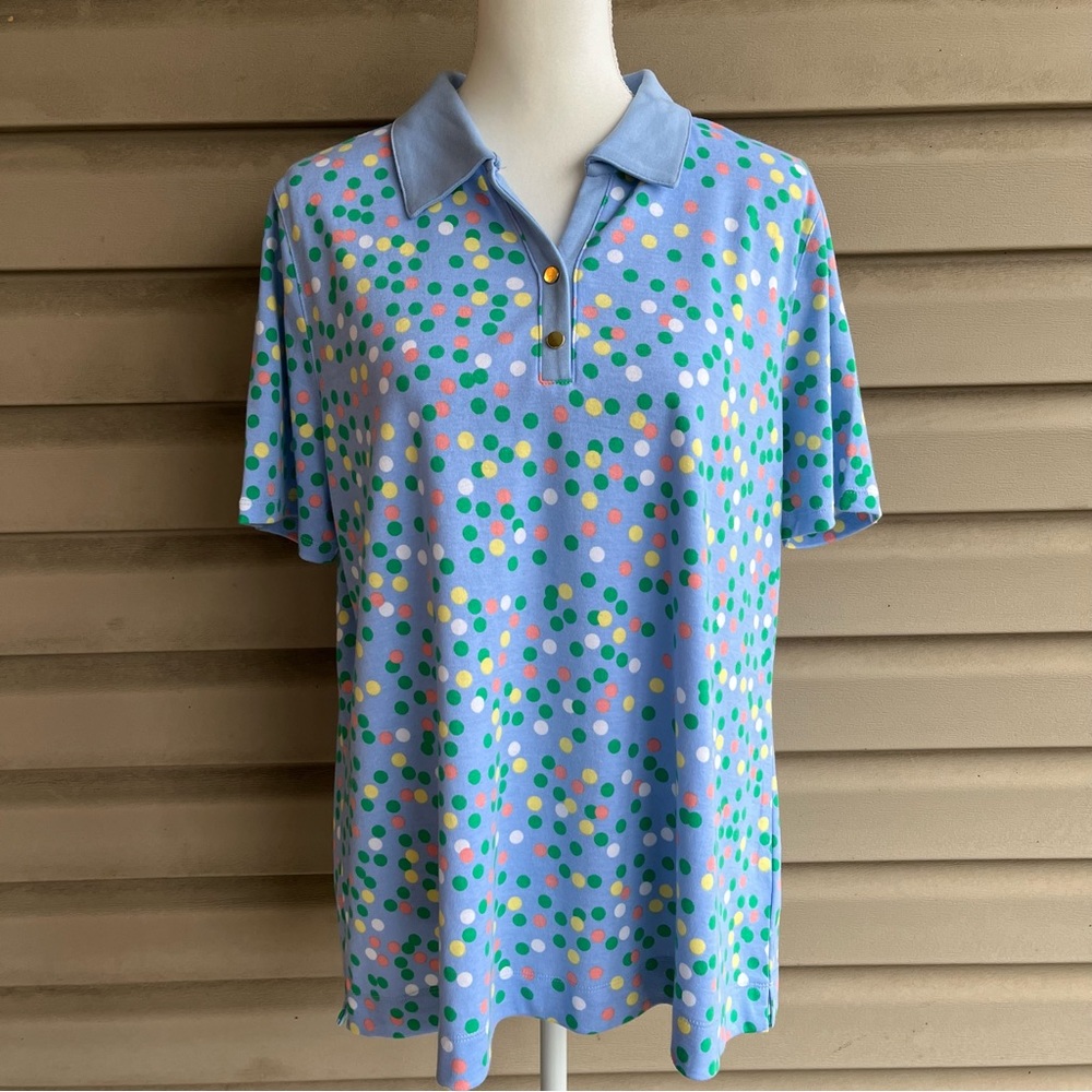 •Kim Rogers• NWT Perfectly Soft Short Sleeve Polo - Size XXL